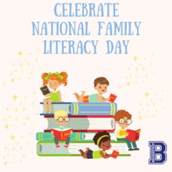 NOV 1st is NATIONAL LITERACY DAY!  Celebrate by reading with your child!!!